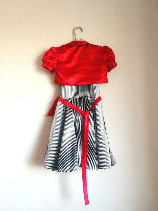 Нарядное платье с болеро для девочки 7-10 лет