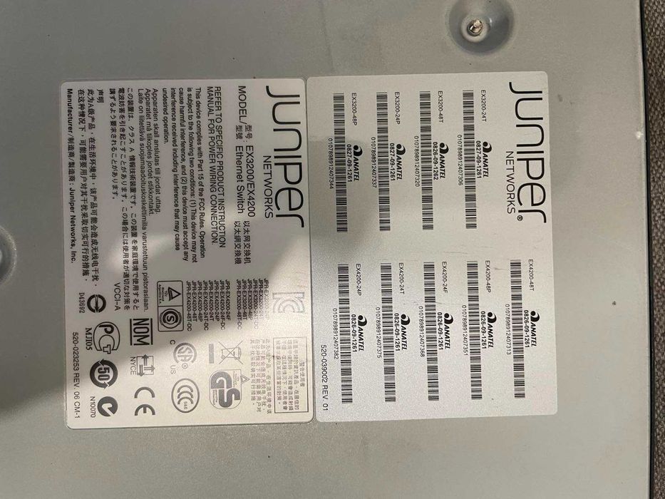 Managed Switch Juniper EX3200-24T POE