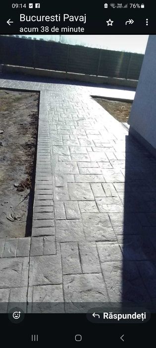 #beton amprentat# pavaj din beton
