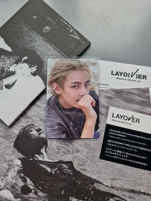 Bts Taehyung Layover weverse album photocards