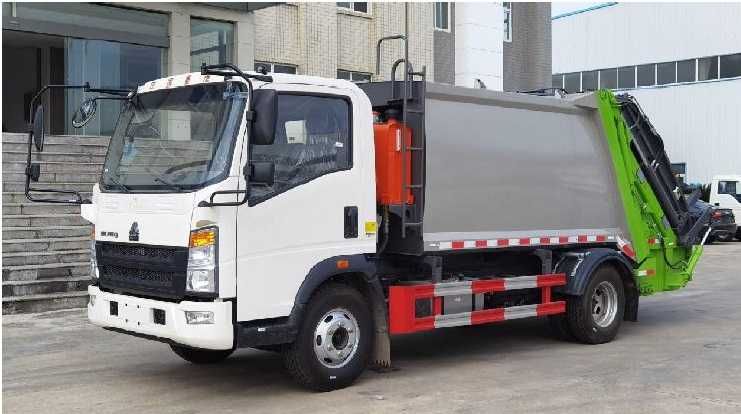 Мусоровоз HOWO 4×2, 6 м³ (прессующий). Доставка 30 дней