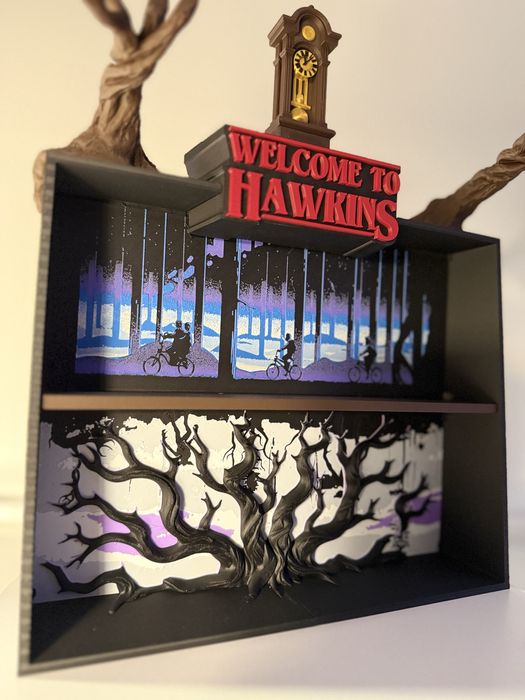 Suport etajera display figurine Stranger Things kinder