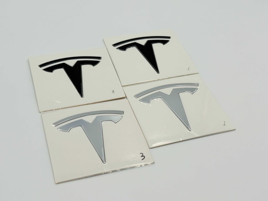 Set Embleme Compatibile TESLA fata/spate