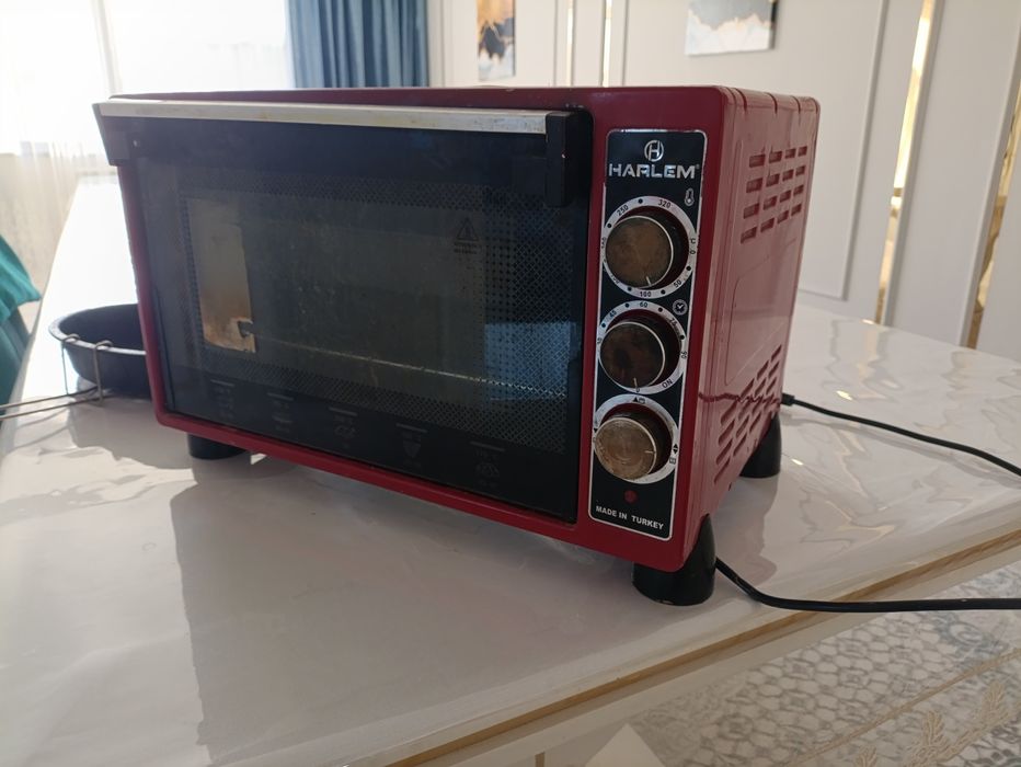 Настольная электропечь Asel красный