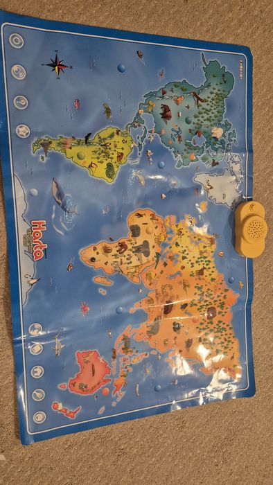 Harta interactiva a lumii Momki cu animale