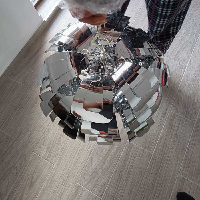 Полилей/лампа - метален