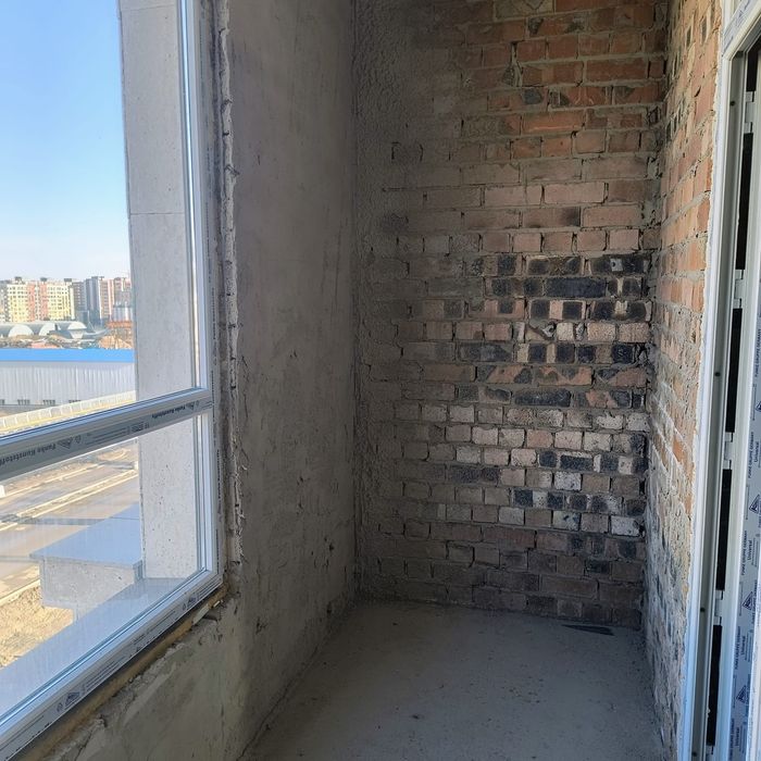 Продается 2комн евродвушка черновая