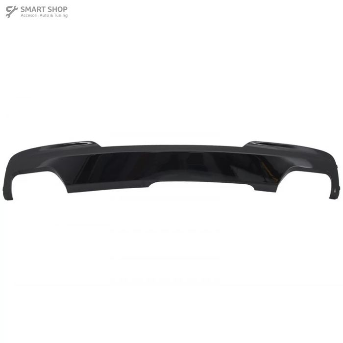 Difuzor de aer cu evacuare dubla negru lucios BMW F10 F11 Seria 5 (201