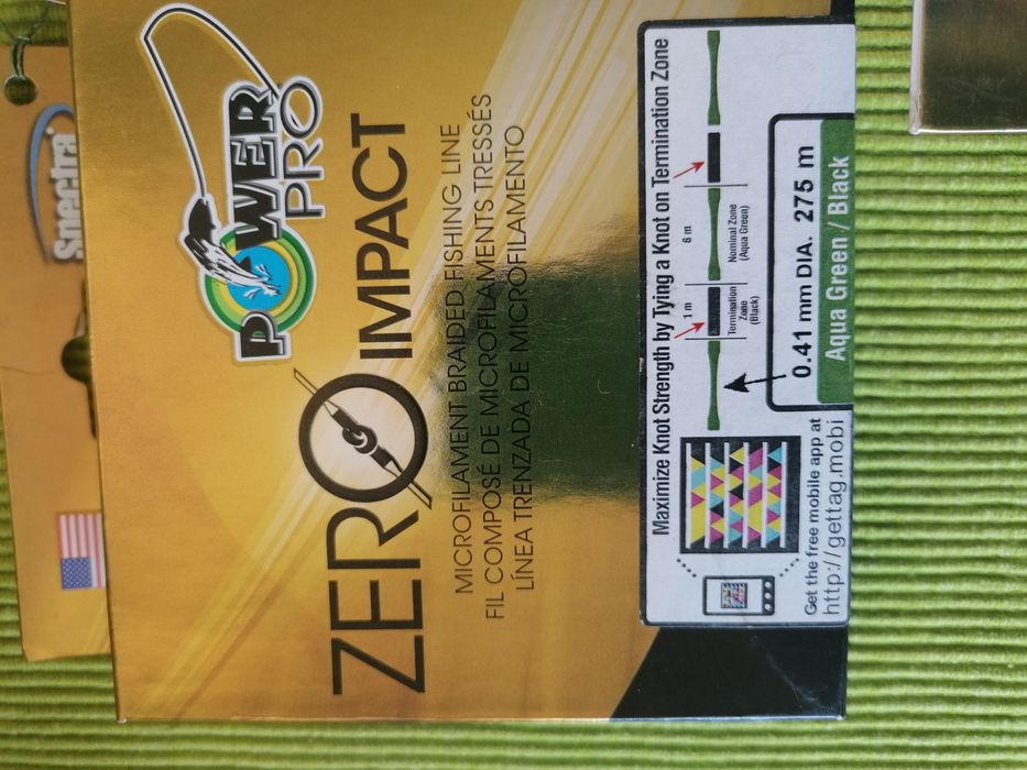 OFERTA - Fire textile Shimano Power Pro  Zero Impact -  USA