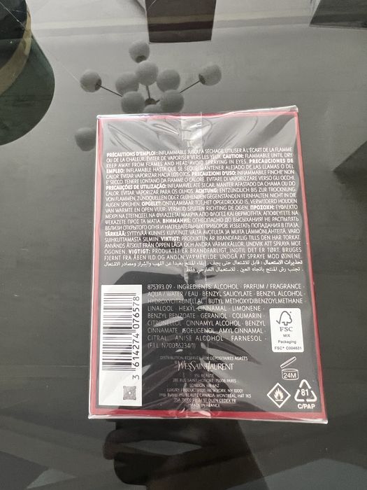 YSL black opium over red original