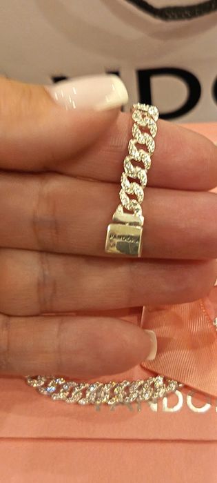 Super Ofera Martie Set Bratarǎ+Lanț Pandora Silver S 925