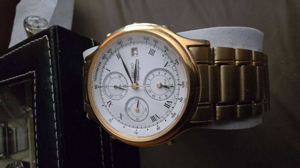 Seiko chronograph alarm