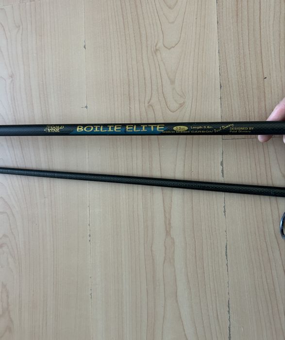 Lanseta crap din Carbon 2 piese Boilie Elite  3,6M (3.0 LBS)