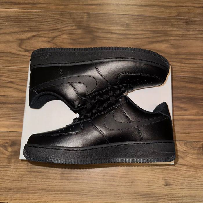 Nike Air Force 1 Triple Black Low Adidasi Sneakers