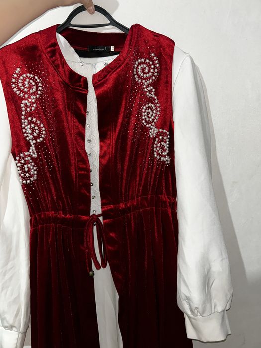 Этно платье с накидкой