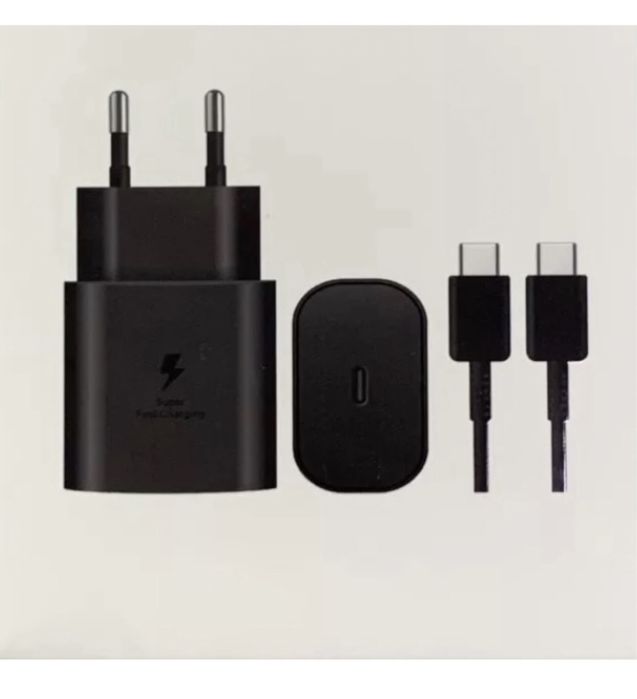 Incarcator 45W Rapid Cablu Alimentare 1M 3.0 Negru/Alb Pentru Samsung