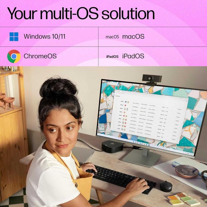 Bluetooth, безжична клавиатура HP 350 за множество устройства