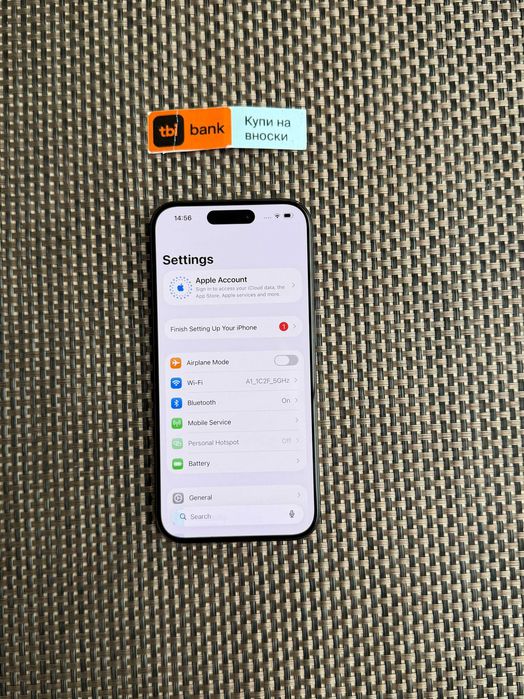 100% Battery! 1Tb! iPhone 15 PRO Лизинг от 28€/мес / Black Titanium / КАТО НОВ! 1000gb