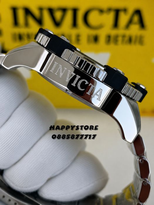 INVICTA Falcon Swiss Full metal Silver 56 mm, Инвикта нов мъжки часовник