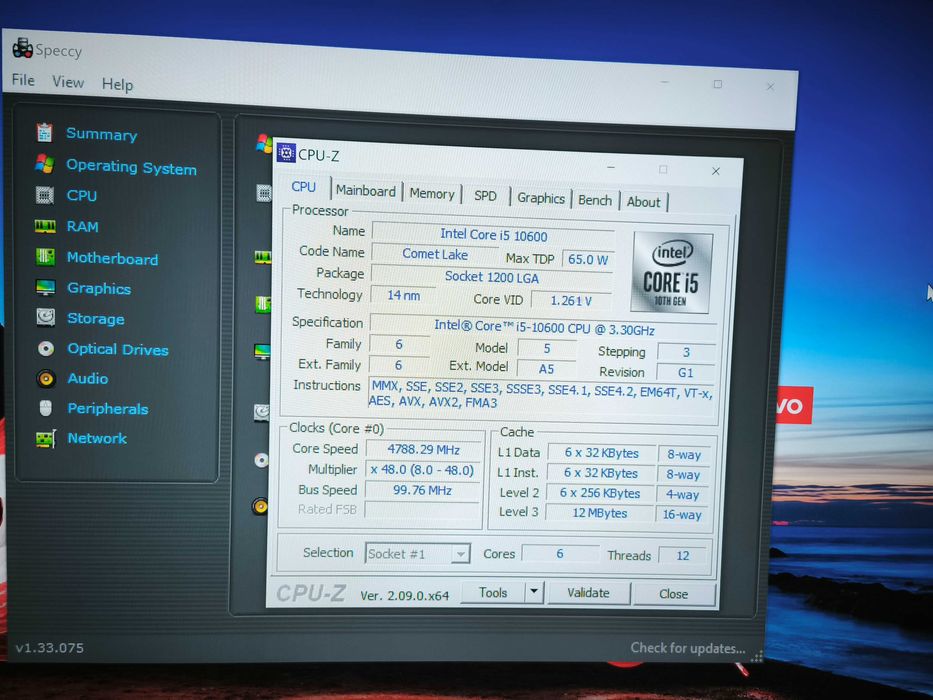 unitate pc mini hp elitedesk 800 G6 i5 10600 16gb ssd 512gb