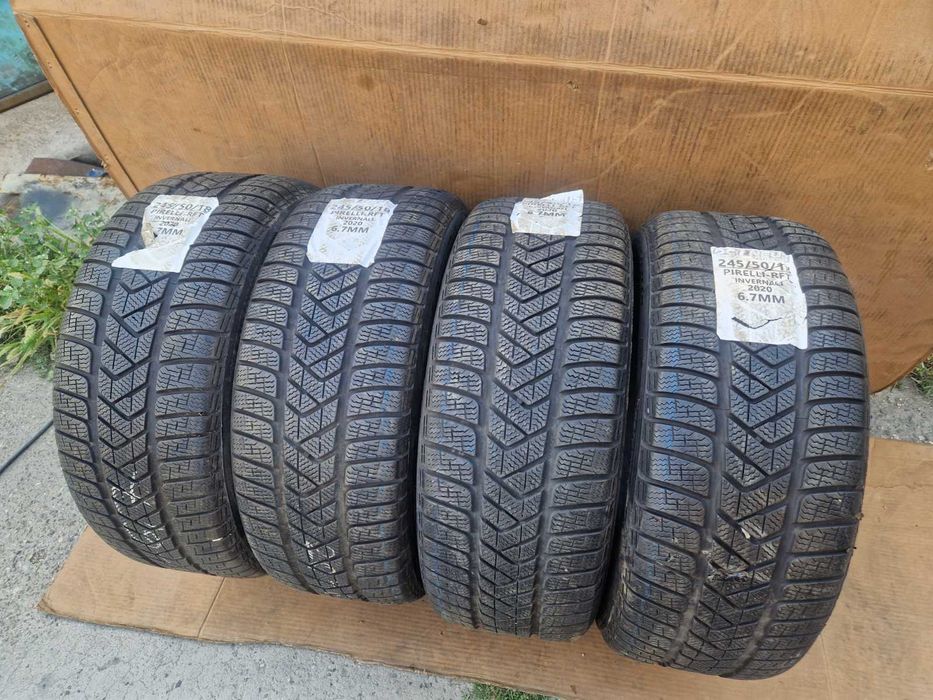4 Pirelli R18 245/50 Зимни гуми  DOT2820