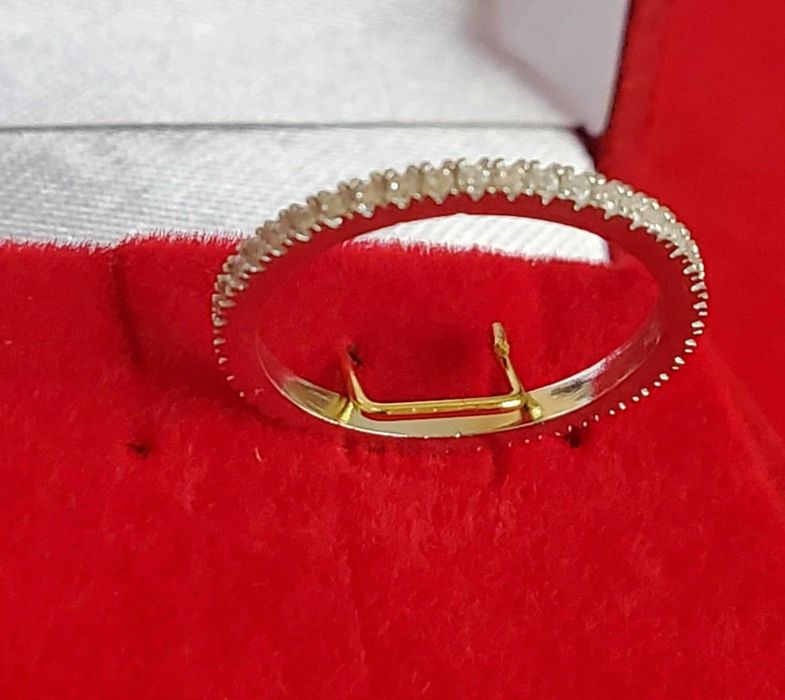 AG88, inel argint 925,tenis, zirconiu alb, nou/marcat