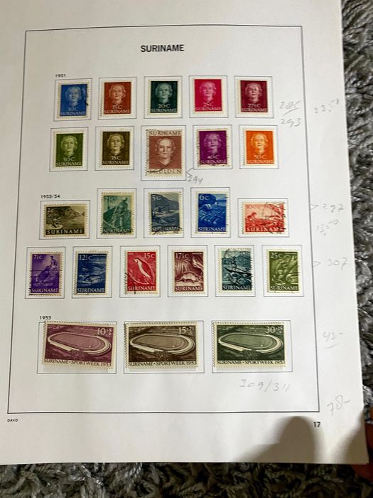 Colectie timbre vechi valoare totala peste 5000 euro