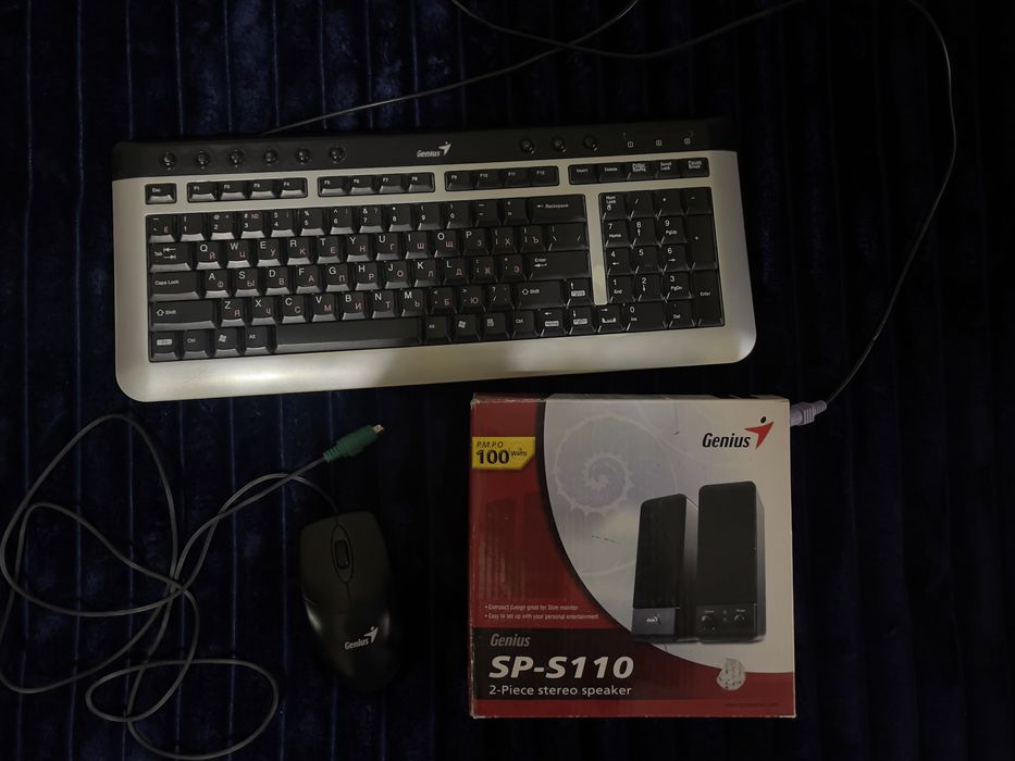 Продаю Genius, Колонки, клавиатура и мышь
