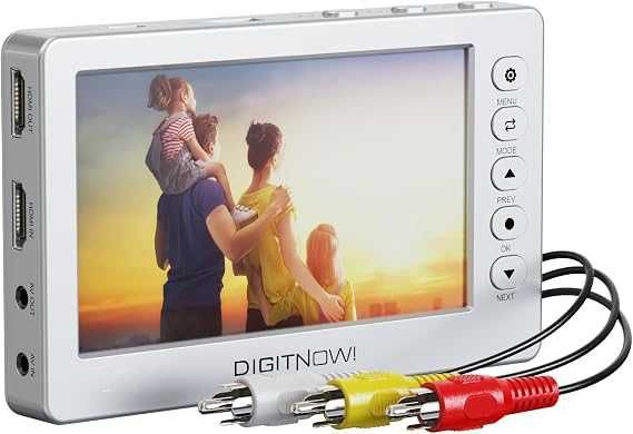 DIGITNOW! HD VHS към цифров конвертор бокс 1080P 60FPS USB 2.0  с 5" OLED екран