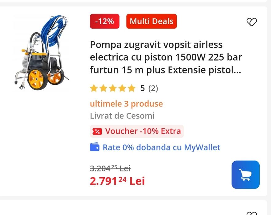 Pompă de zugravit