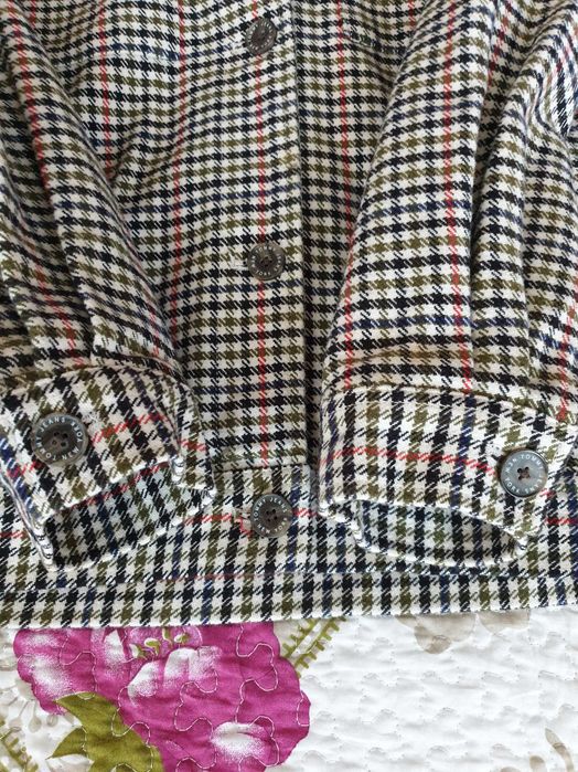 Jacheta camasa bumbac carouri Tommy Hilfiger Zara Massimo Dutti