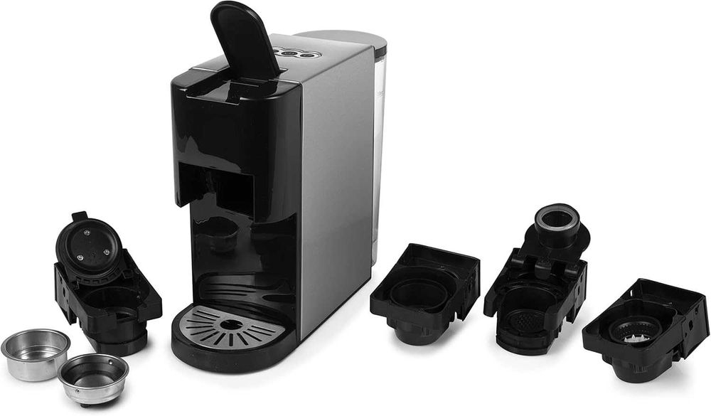 Кафемашина с Капсули Princess 5 в 1, Nespresso, Dolce Gusto, Lavazza a Modo Mio, Мляно Кафе & ESE, 1450W 19бар Италианска Помпа