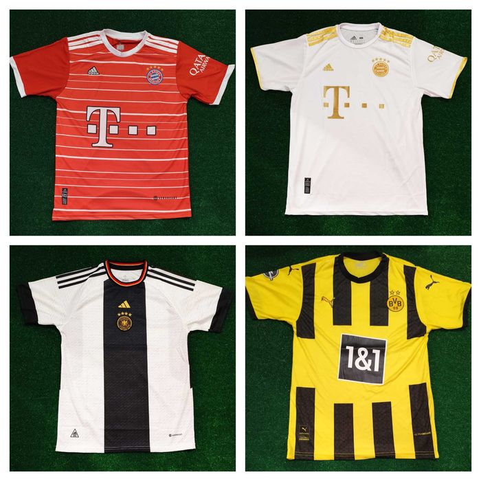 Мъжка футболна фланелка Германия Байерн Мюнхен Борусия Дортмунд