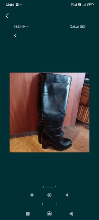 Срочно продам шикарные сапоги