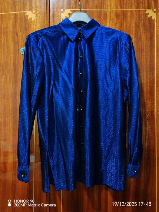 Cămașă, albastru strălucitor