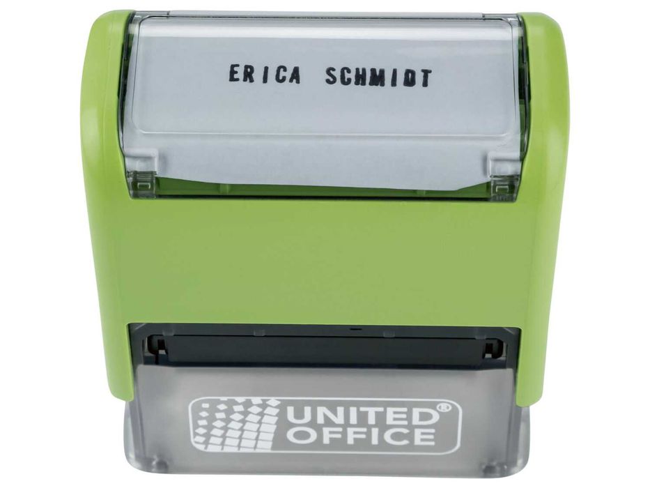 Stampilă personalizabilă, universală pt birotica, acte si textile NOUA