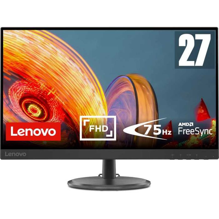 Монитор Lenovo 27″, Full HD, супер състояние
