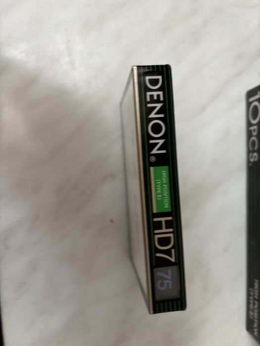 Casete audio denon HD 7/75  sigilate 2 buc.