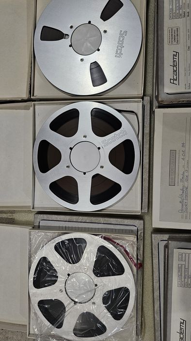 Ampex 406 и Scotch магнетофонни ролки NAB 10.5"