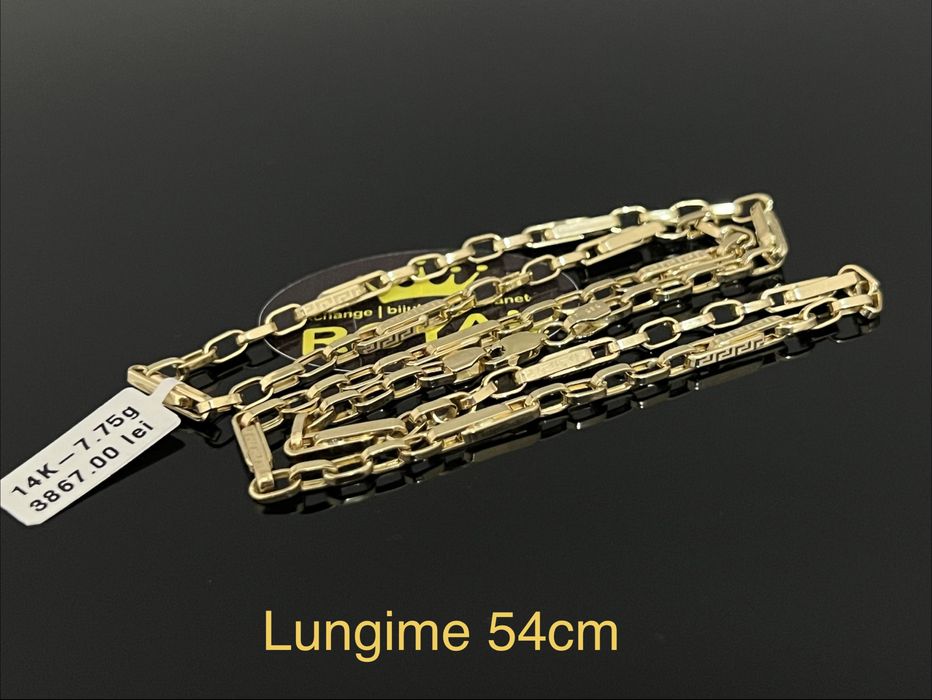 Bijuteria Royal CB : Lant barbatesc aur 14k 7,75gr