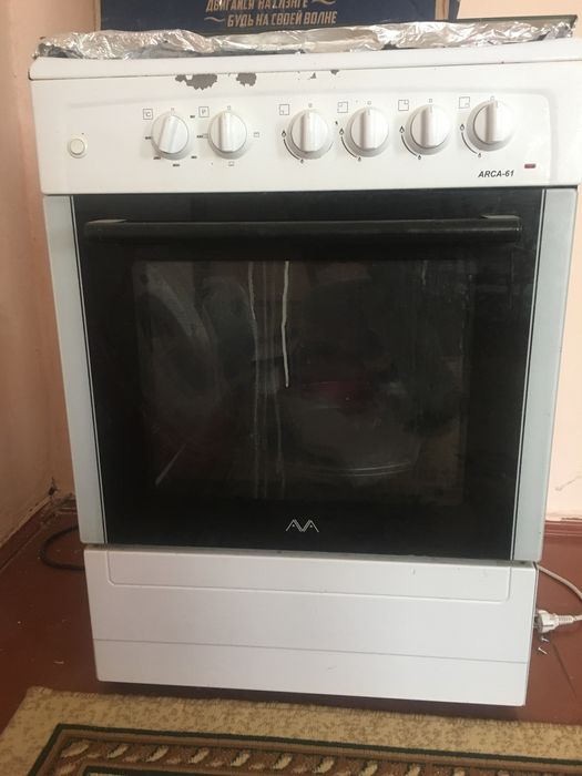 Газовая плитка с электропечкой