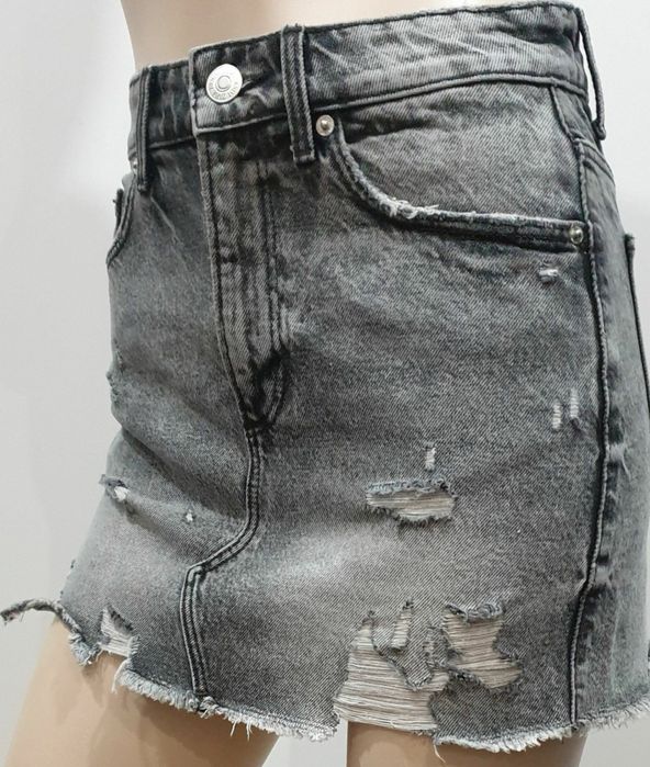Пола сив Denim ZARA
