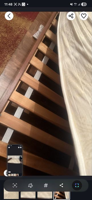 Кровать большая  2:2.2м