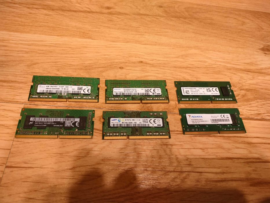 DDR4 Samsung , Hynix , Crucial , Micron - Рам за лаптоп 4GB DDR4