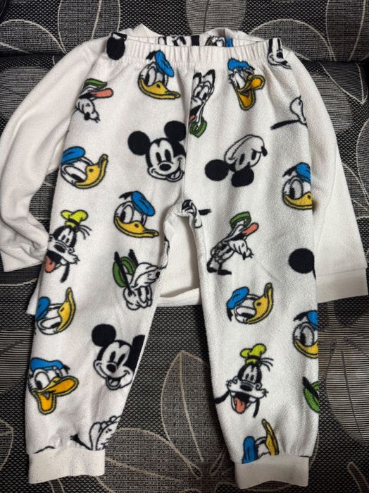Топли детски пижамки на Стич и МикиМаус, Мече