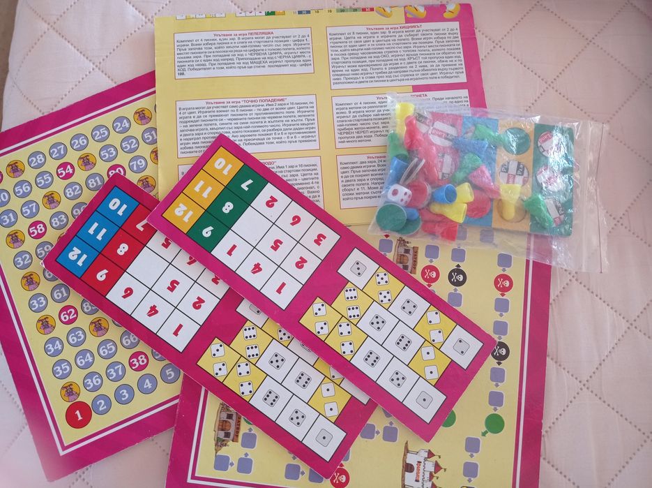 Детски настолни игри и конструктори