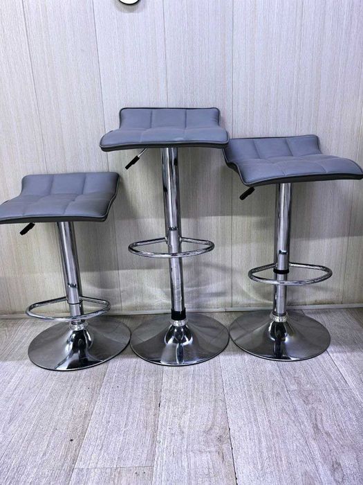 Барный стул Texas. Серый цвет.