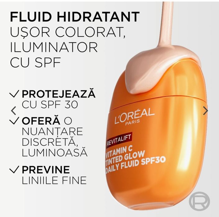Revitalift Vitamin C L'Oreal
fluid protecție SPF 30