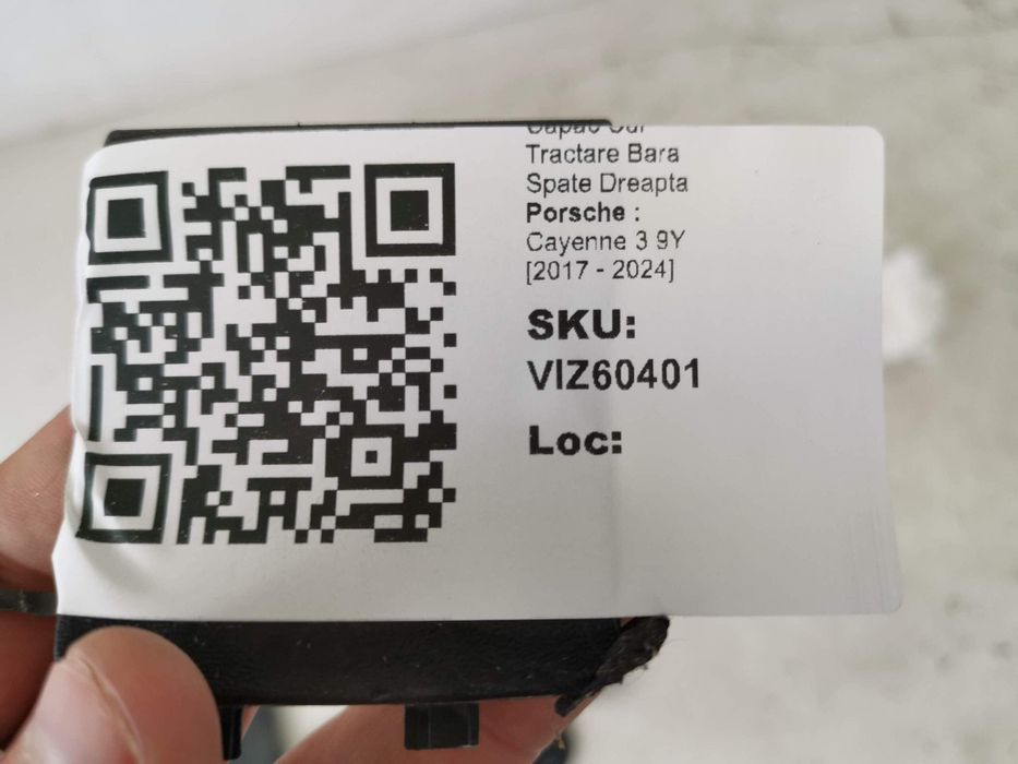 Капак За Теглене На Задна Дясна Броня / Porsche Cayenne 3 9Y [ - ] Ори
