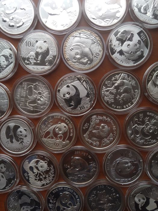 Сребърни монети "China panda", 1 oz, Китай